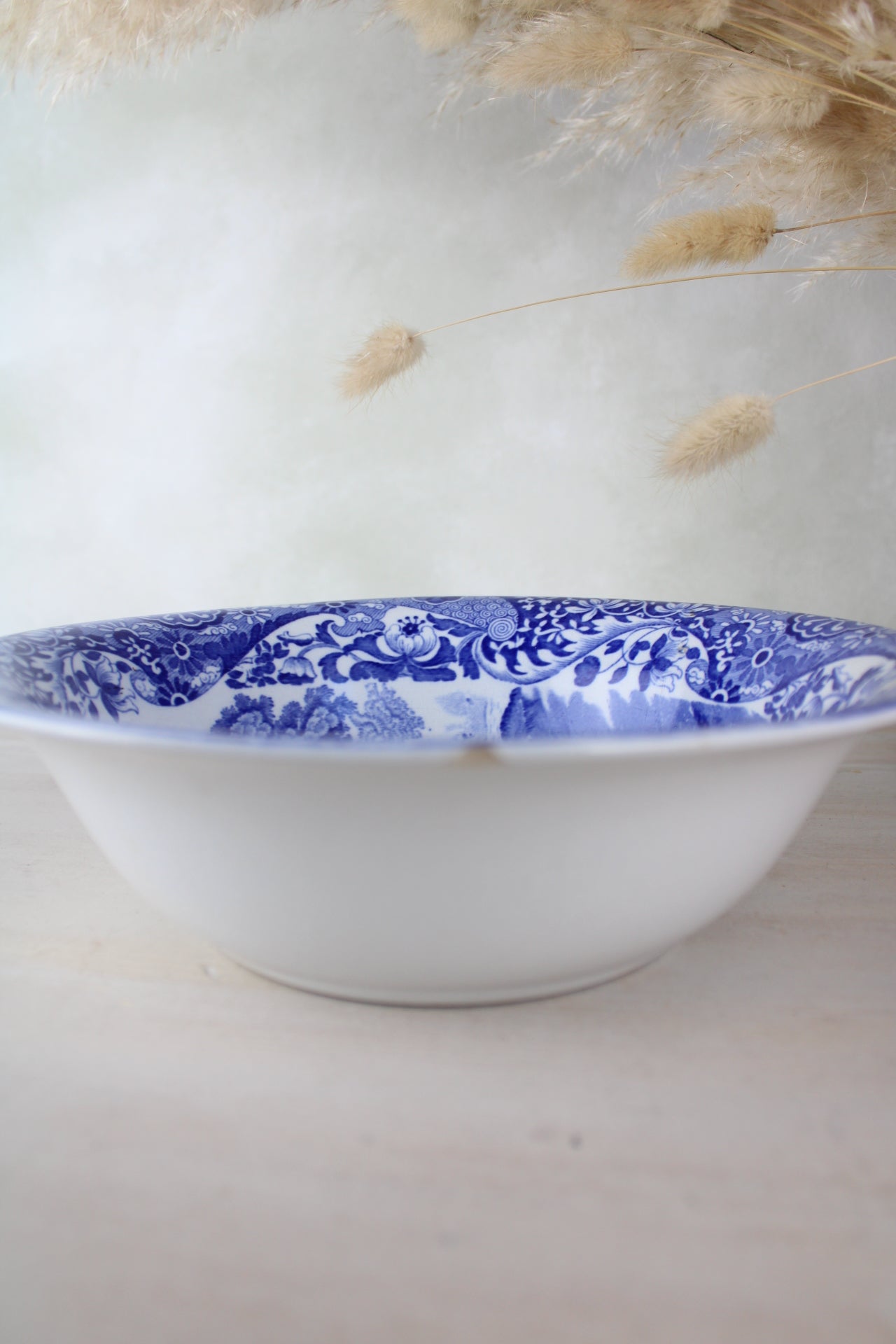 Spode blue and White Serving Bowl