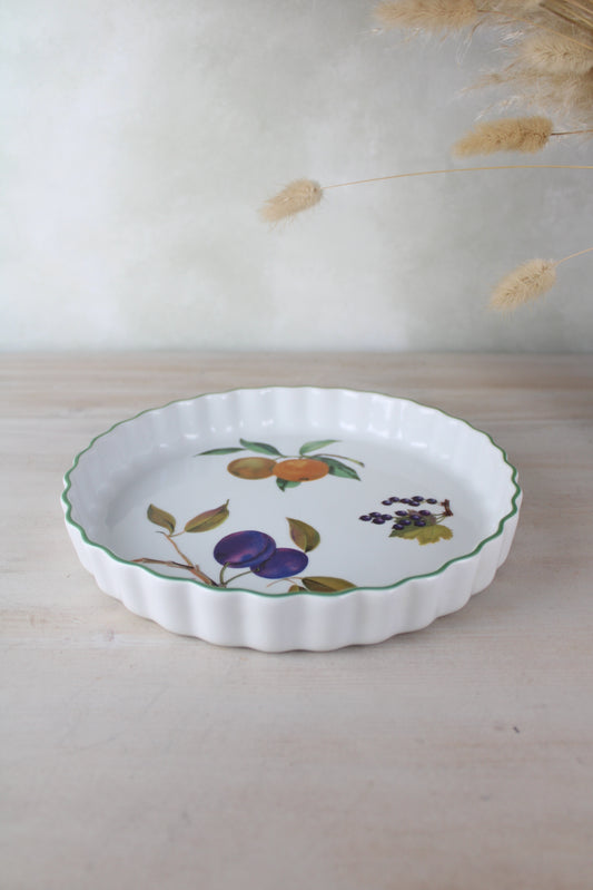 Royal Worcester Evesham Flan Quiche Dish