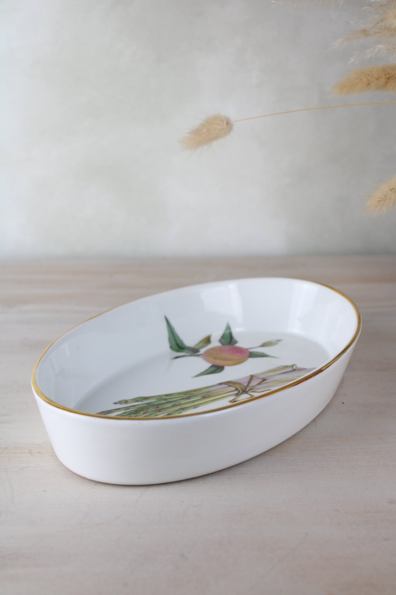 Royal Worcester Evesham Asparagus Cooking Dish