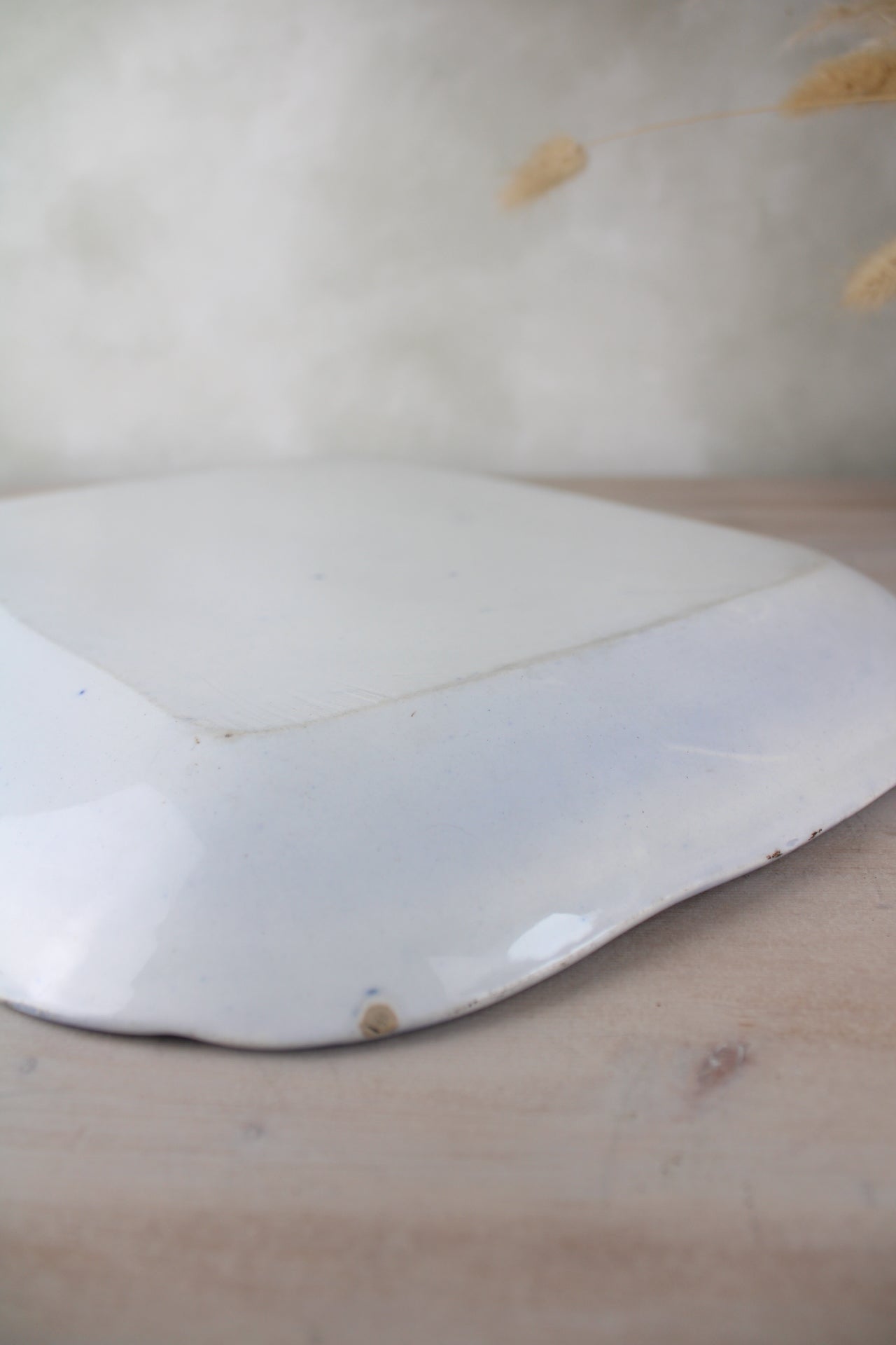 Lonsdale Blue and White Vintage Platter