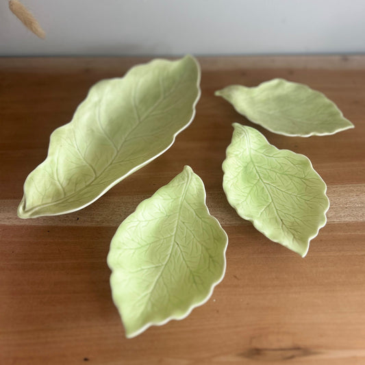 Royal Winton Vintage Leaf Shaped Dishes