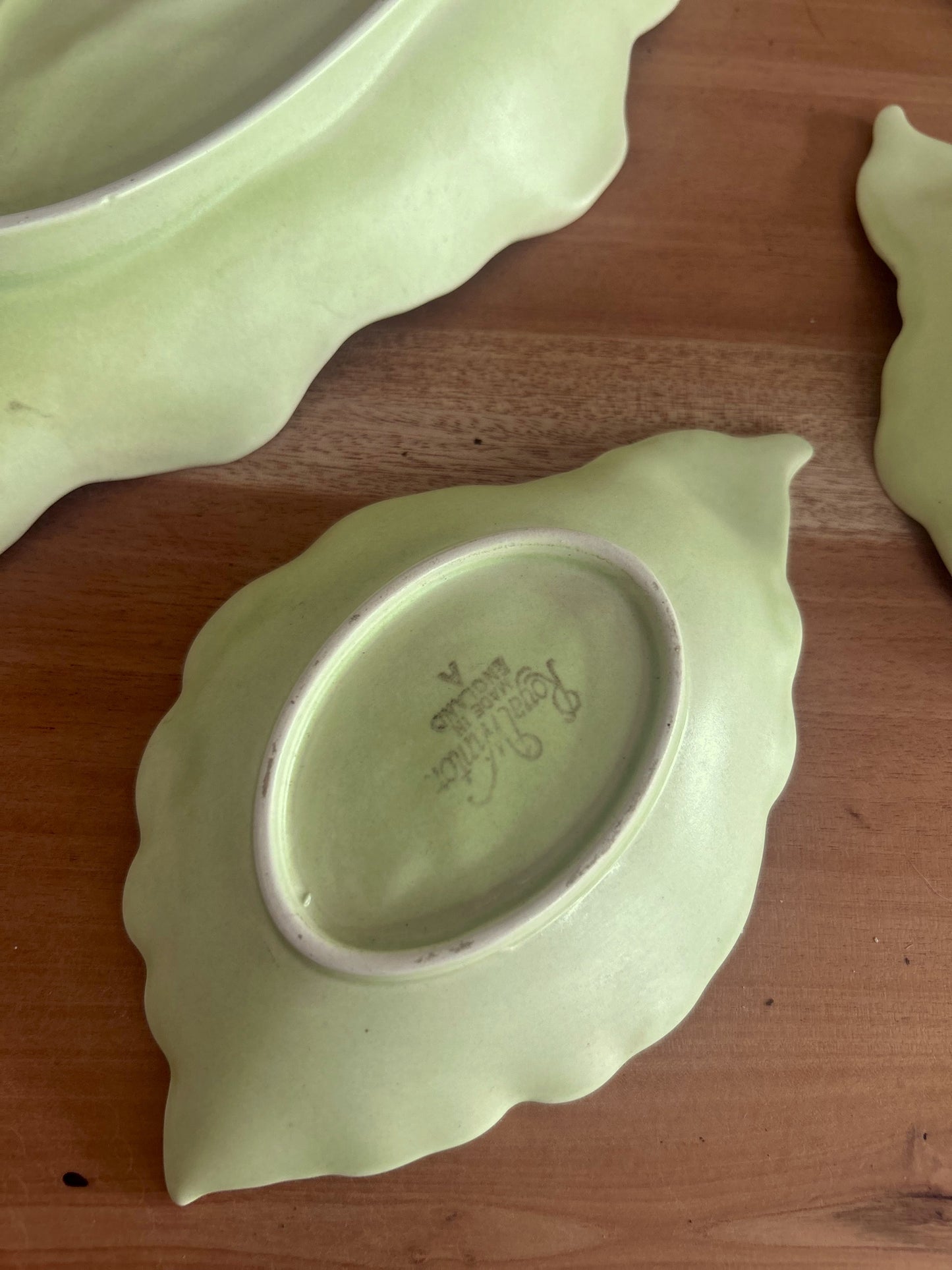 Royal Winton Vintage Leaf Shaped Dishes