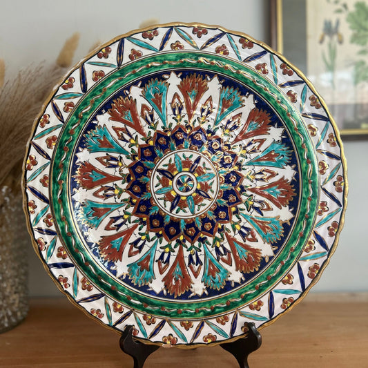 Handmade Vintage Greek Hanging Plate