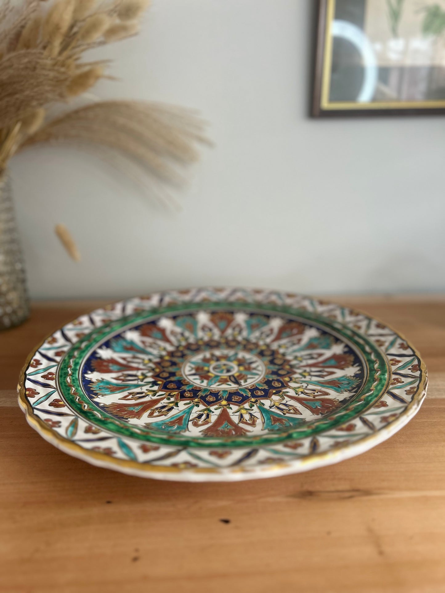 Handmade Vintage Greek Hanging Plate