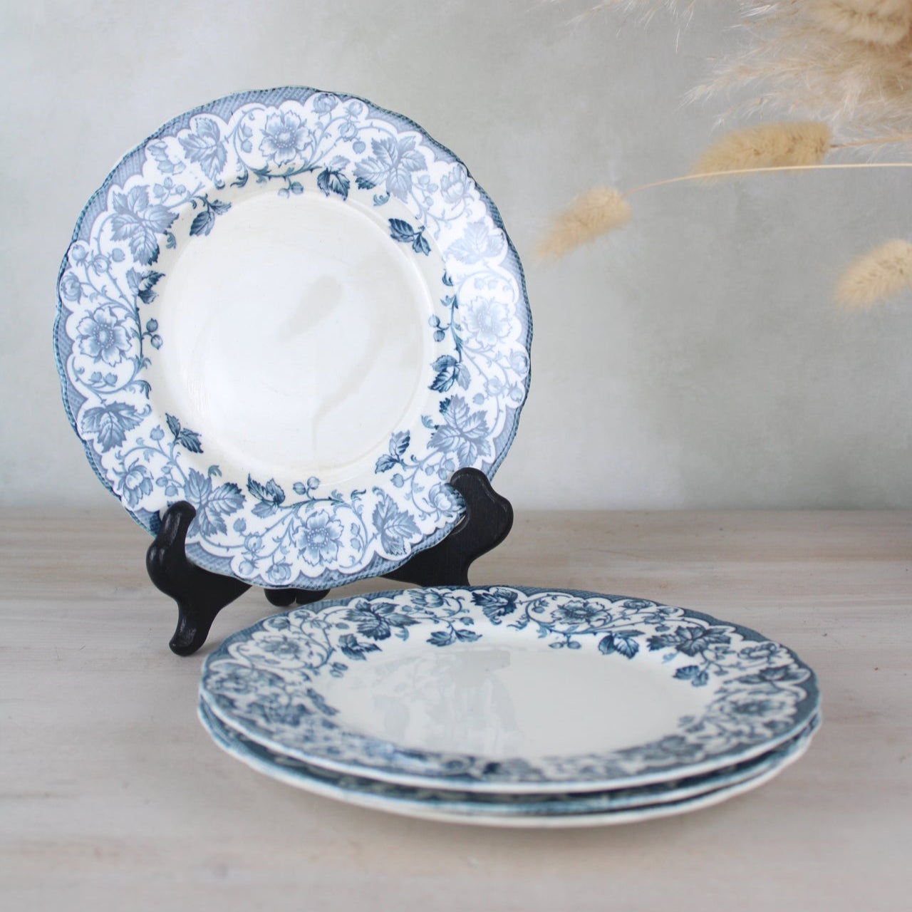 Set of 4 Hulme Reliable Burslem Bramble Side Plates