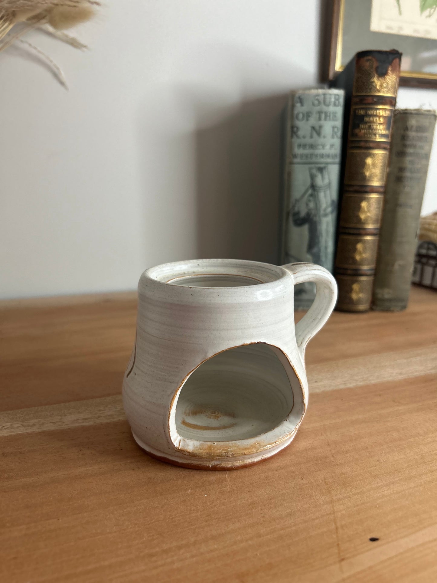 Handmade JK Pottery Tea Light Candle Holder