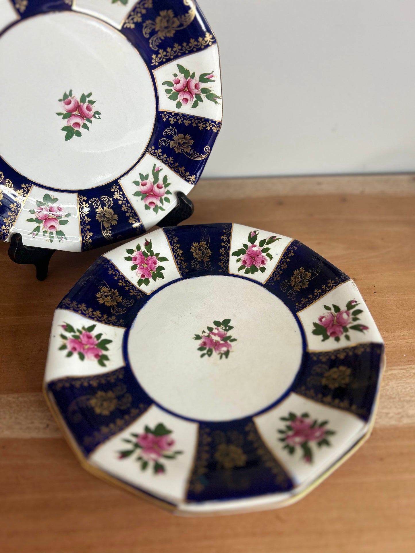 Wedgewood & Co Set of 4 Striped Plates