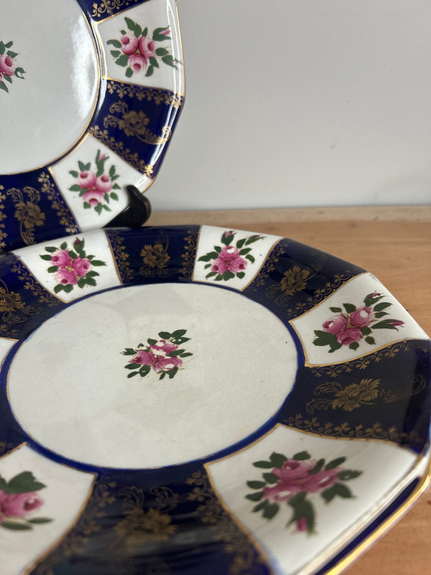 Wedgewood & Co Set of 4 Striped Plates