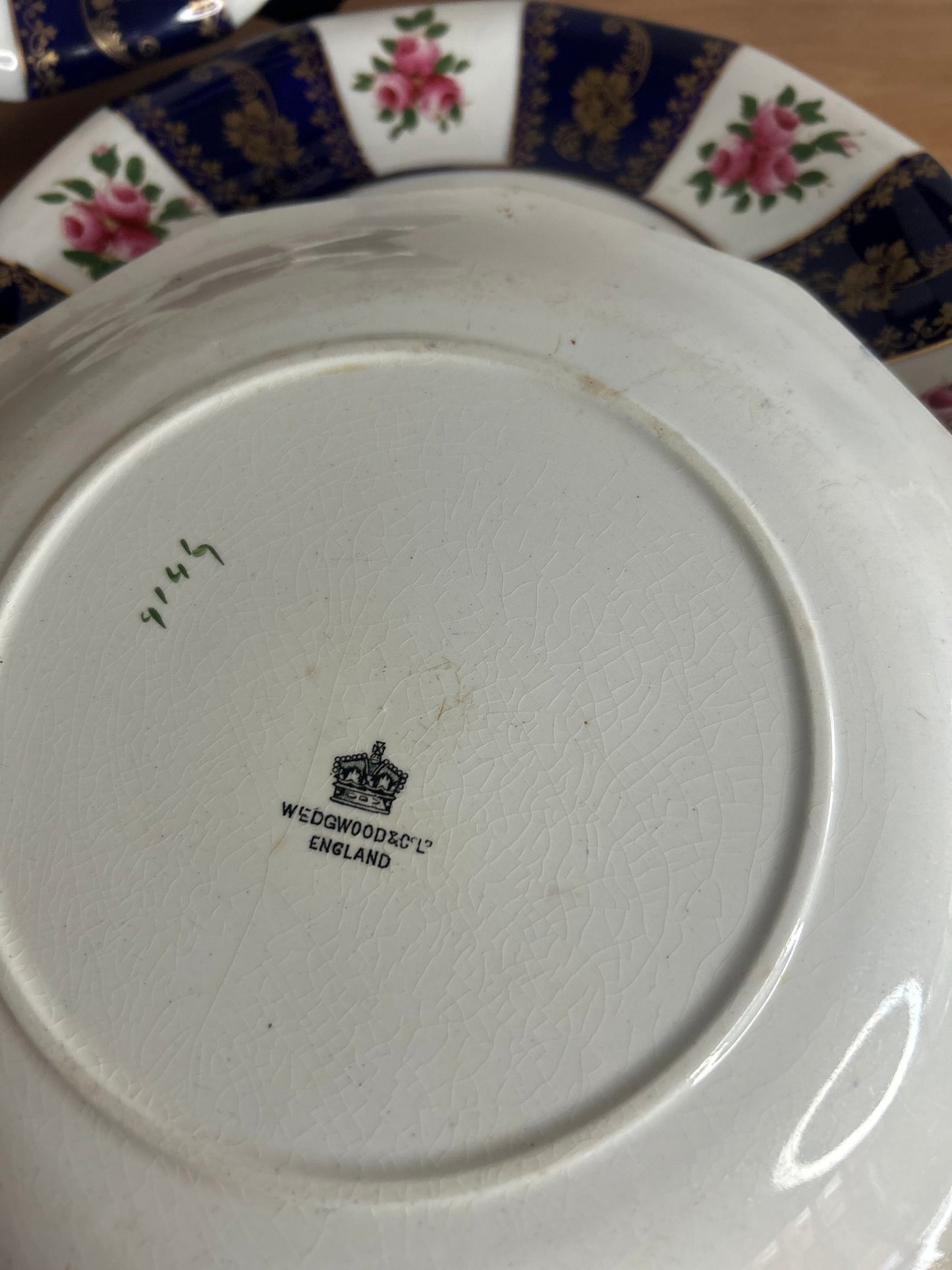 Wedgewood & Co Set of 4 Striped Plates