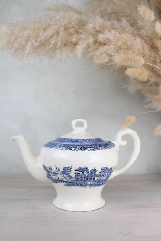 Myott Son & Co Old Willow Teapot