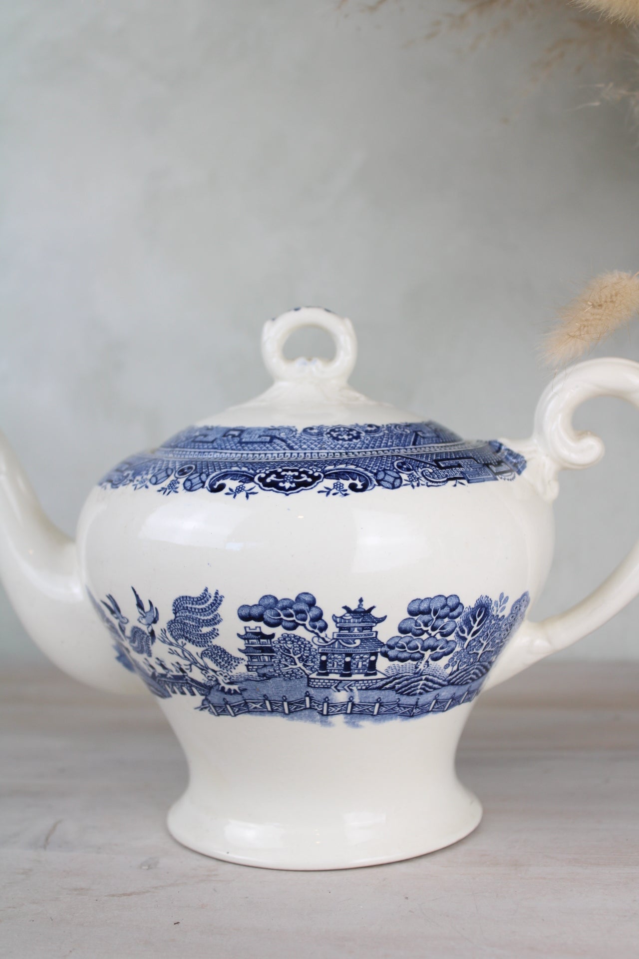 Myott Son & Co Old Willow Teapot