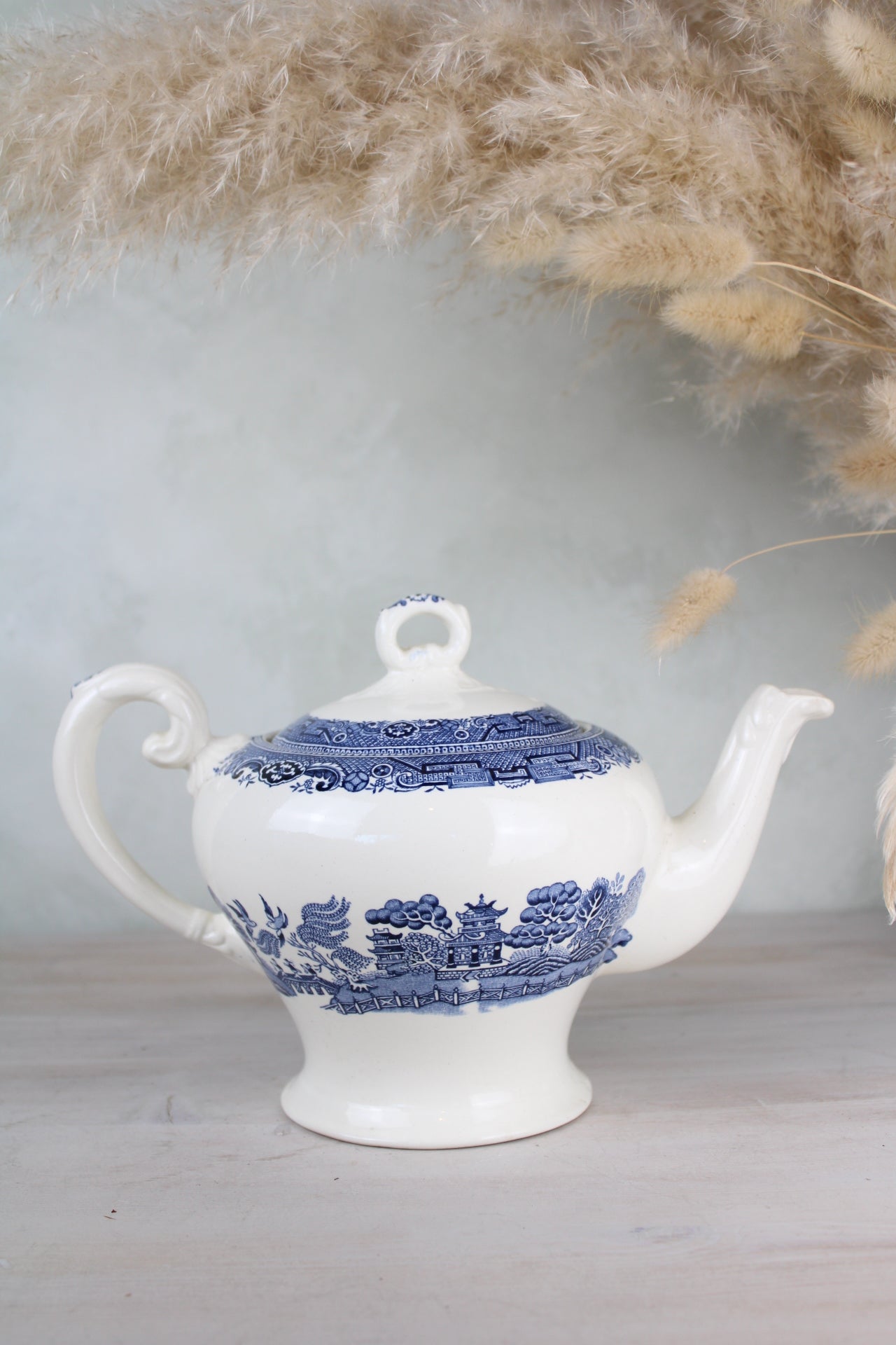 Myott Son & Co Old Willow Teapot