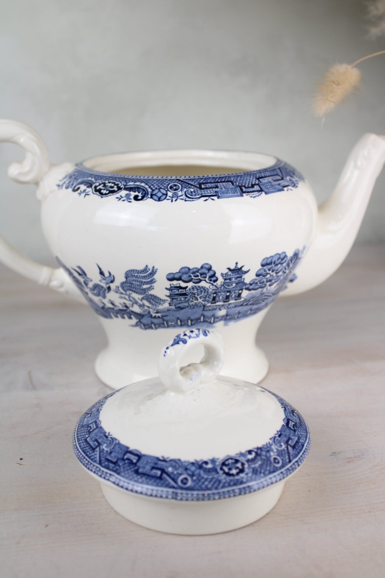 Myott Son & Co Old Willow Teapot