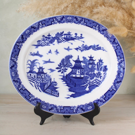 Old Willow Vintage Round Platter