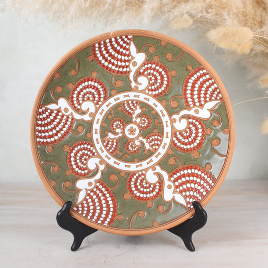 Greek Terracotta Hanging Plate