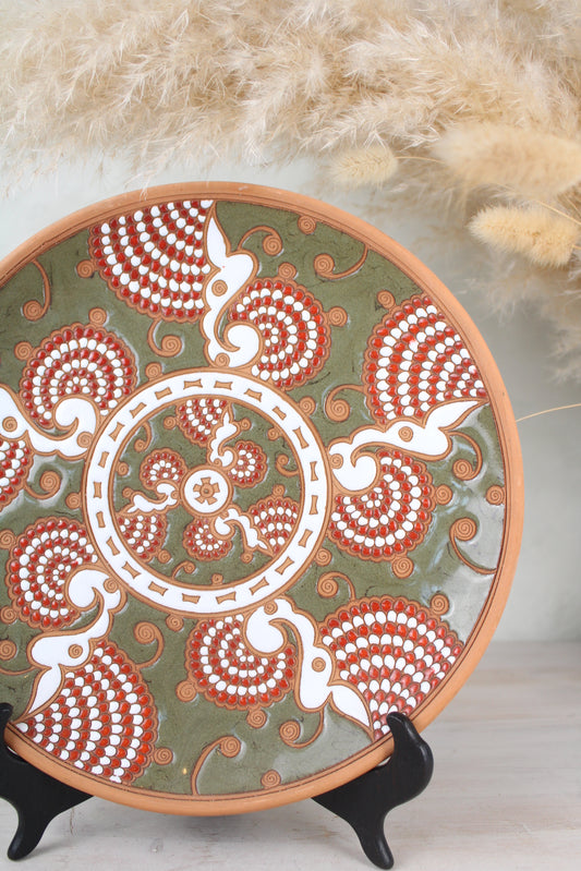 Greek Terracotta Hanging Plate