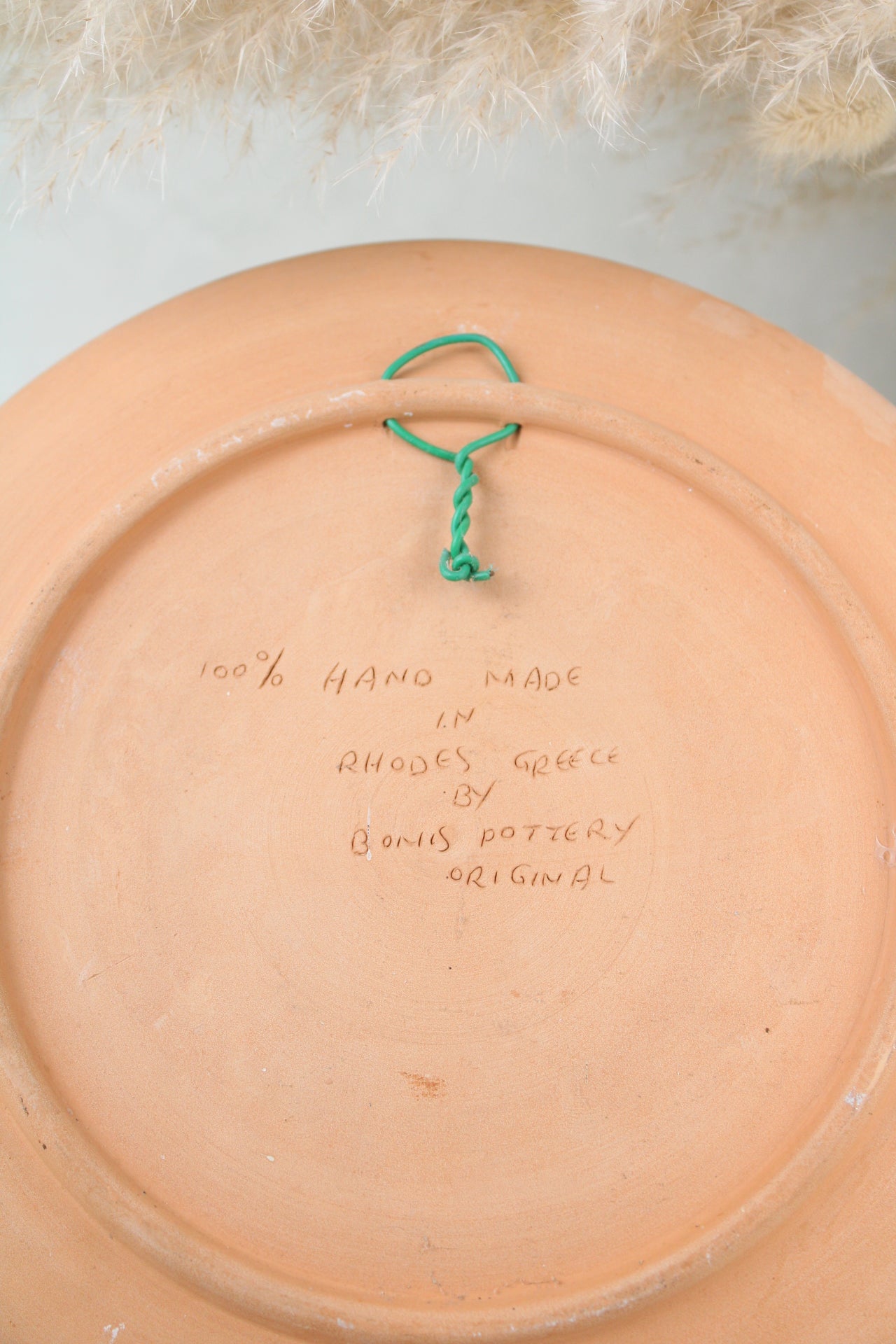 Greek Terracotta Hanging Plate