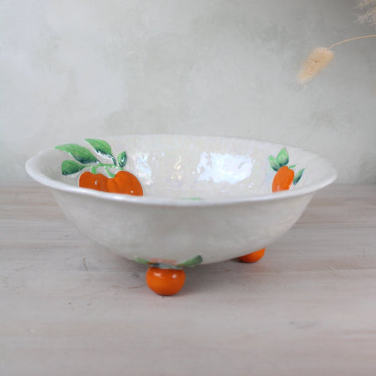 Carlton Ware Oranges Iridescent Bowl