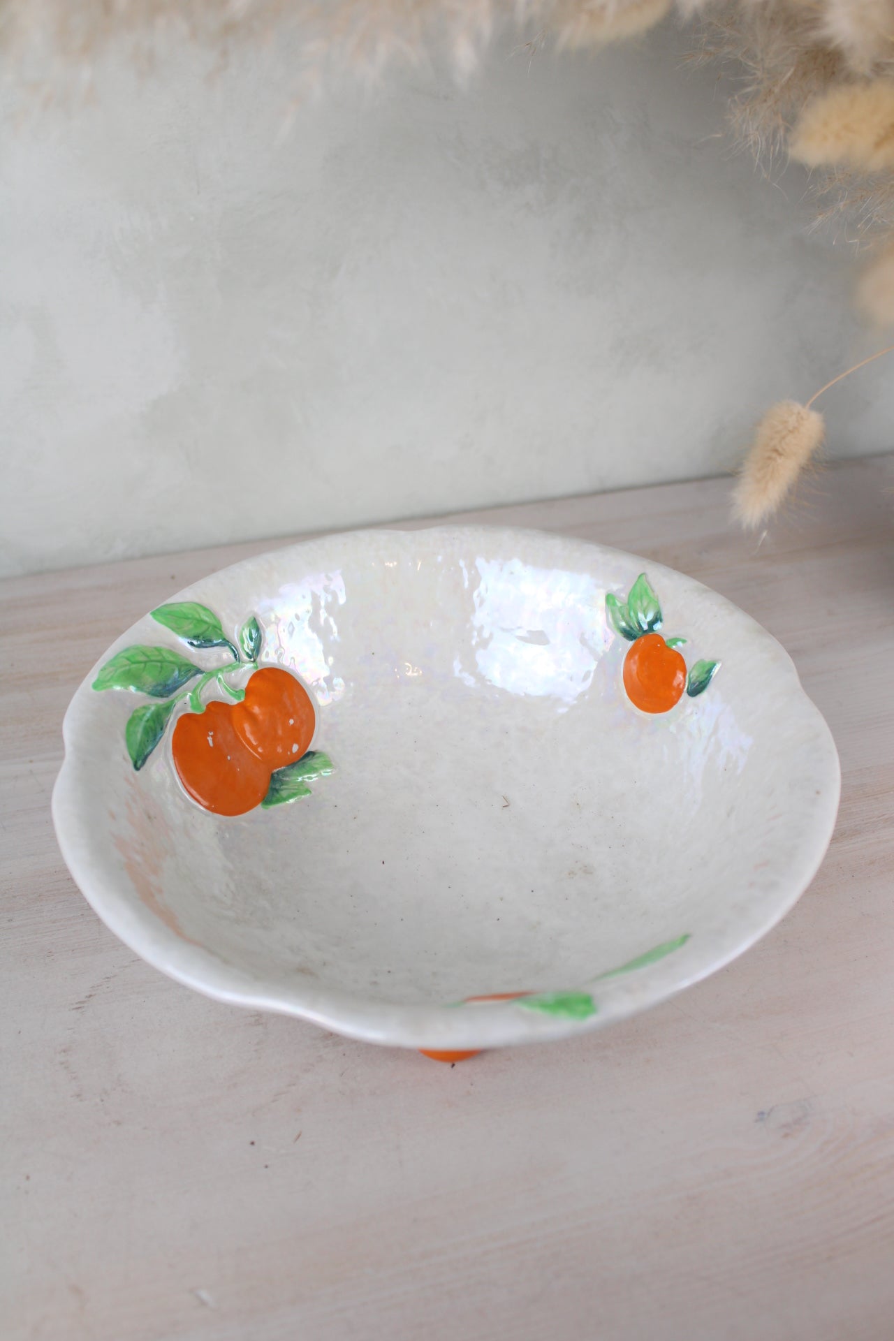 Carlton Ware Oranges Iridescent Bowl