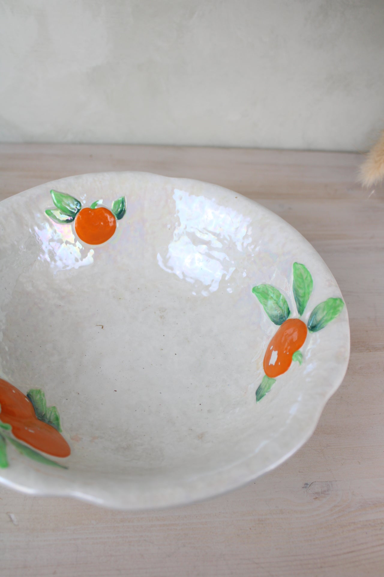 Carlton Ware Oranges Iridescent Bowl
