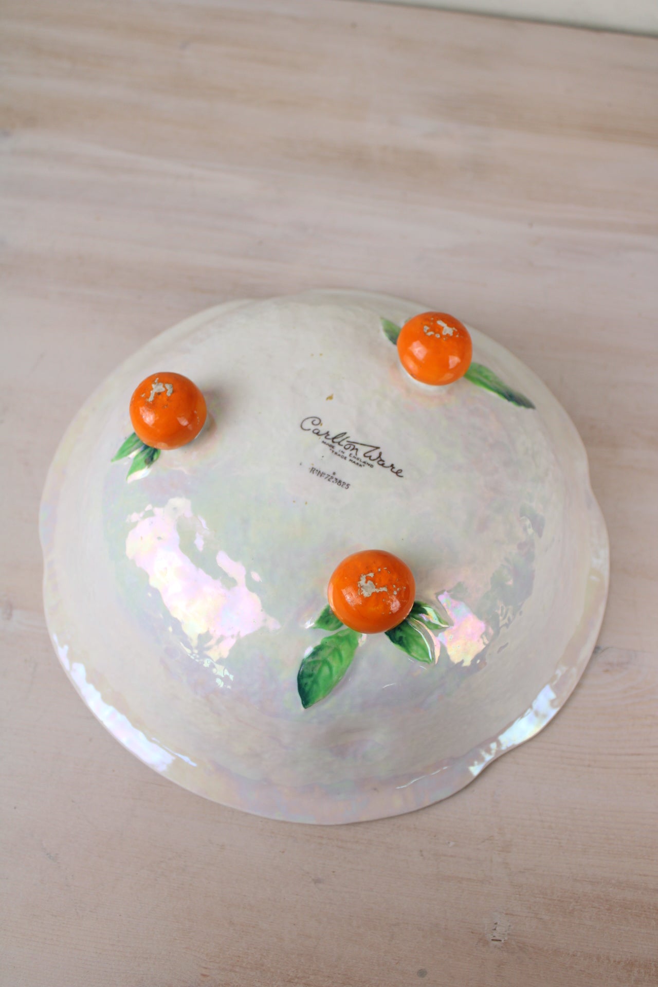 Carlton Ware Oranges Iridescent Bowl