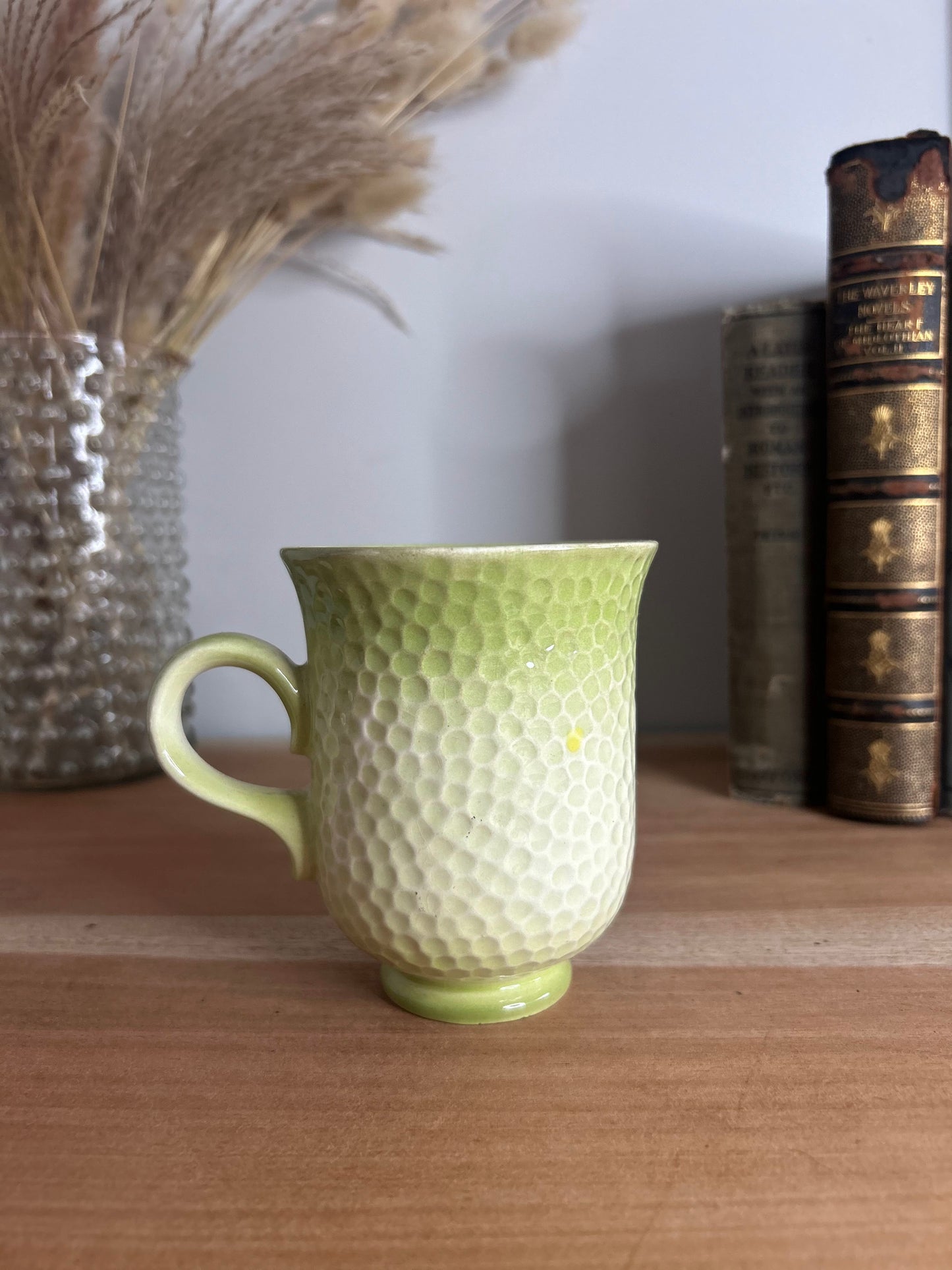 Carlton Ware Floral Vintage Mug in Yellow and Green