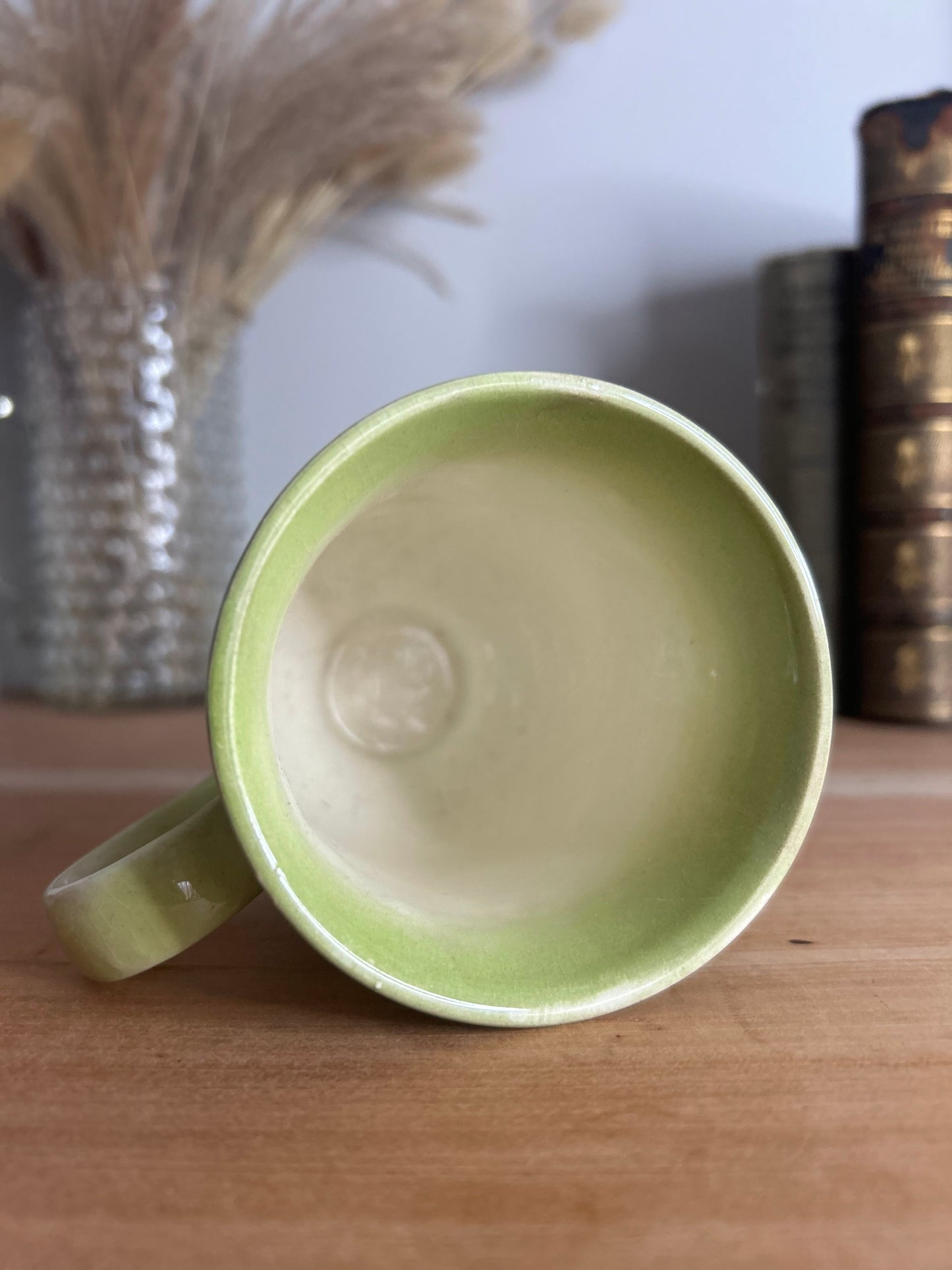 Carlton Ware Floral Vintage Mug in Yellow and Green