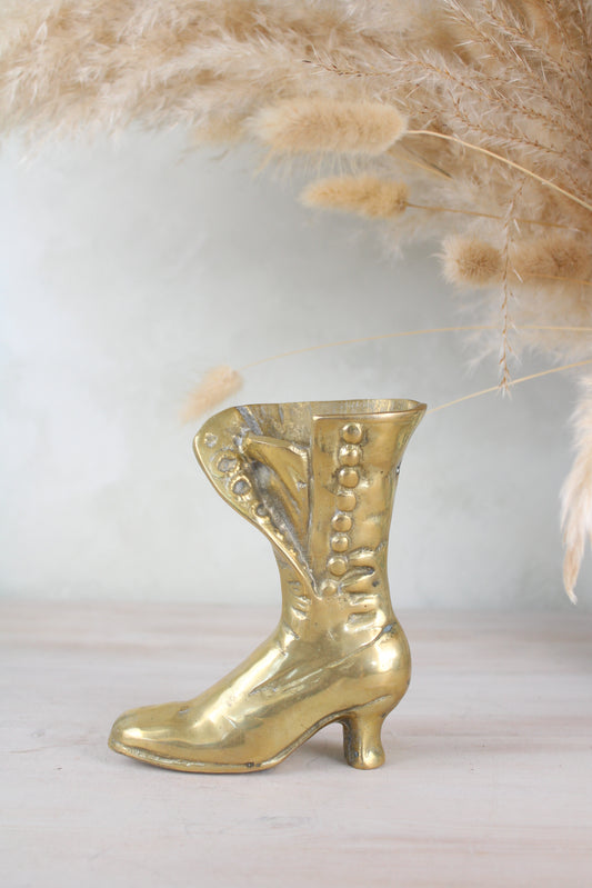 Brass Vintage Boot