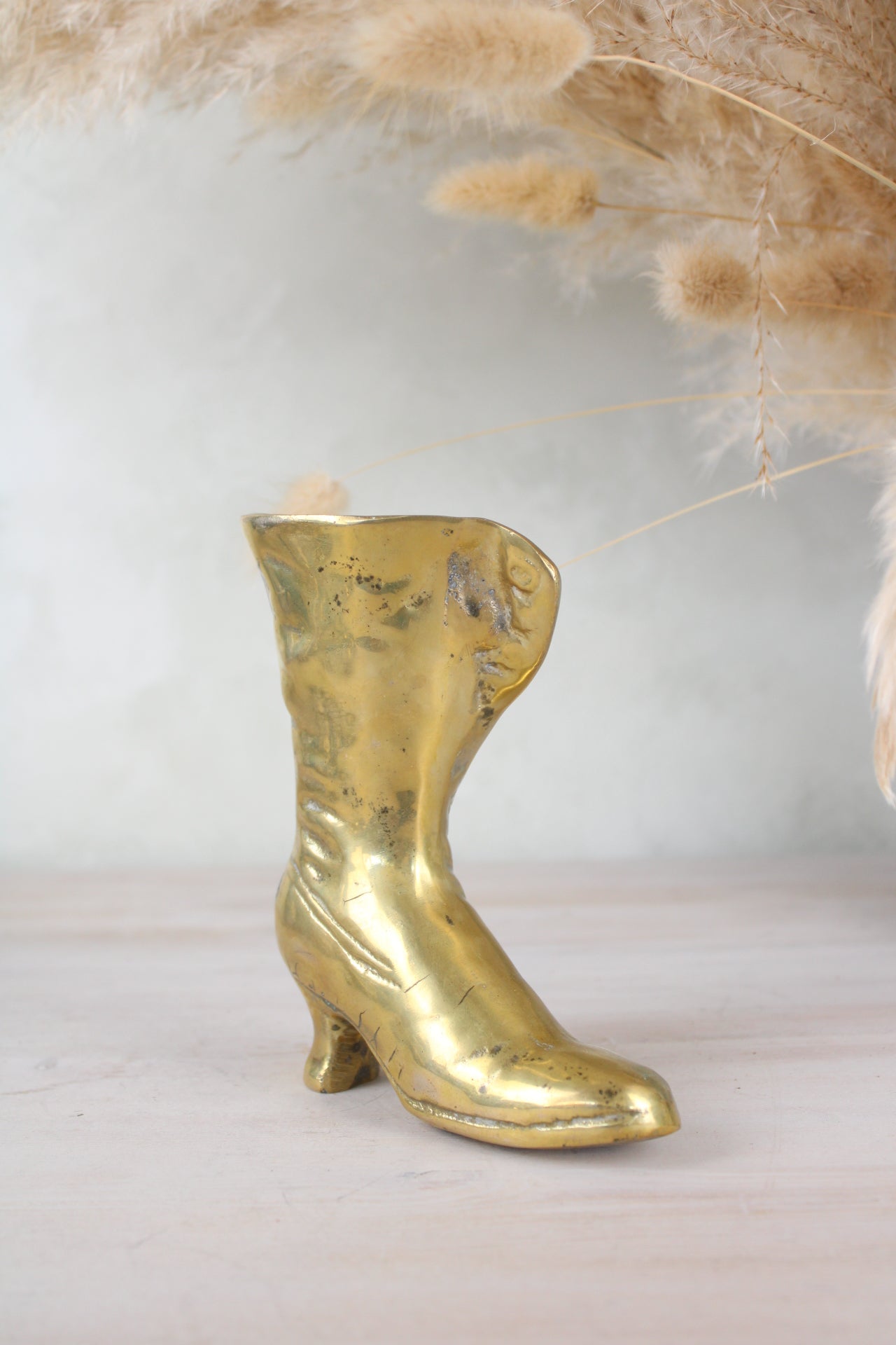 Brass Vintage Boot