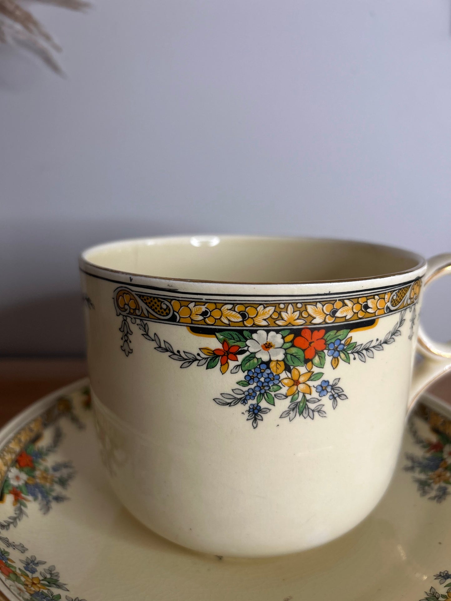 Royal Winton Extra Large Vintage Teacup and Saucer