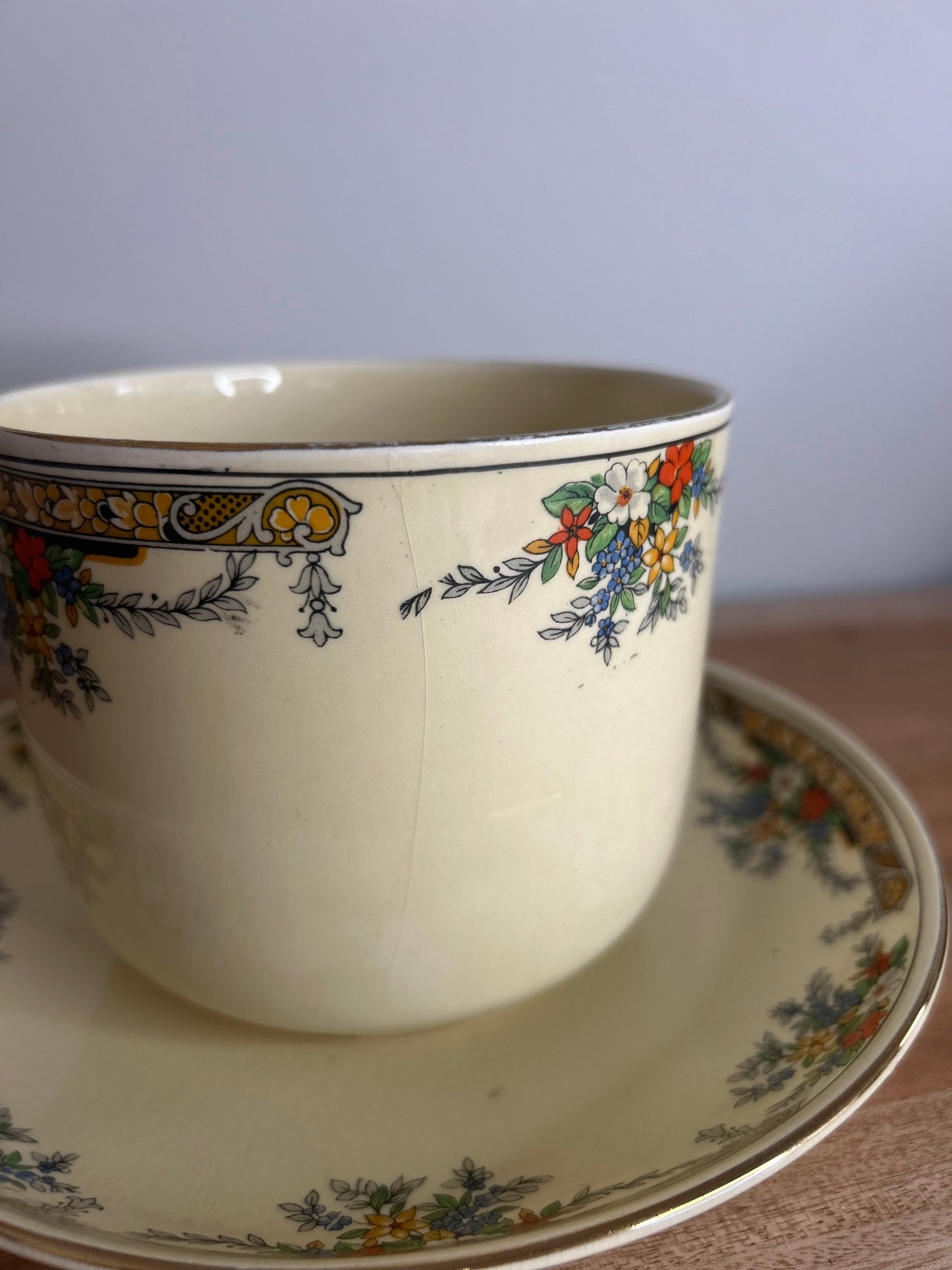 Royal Winton Extra Large Vintage Teacup and Saucer