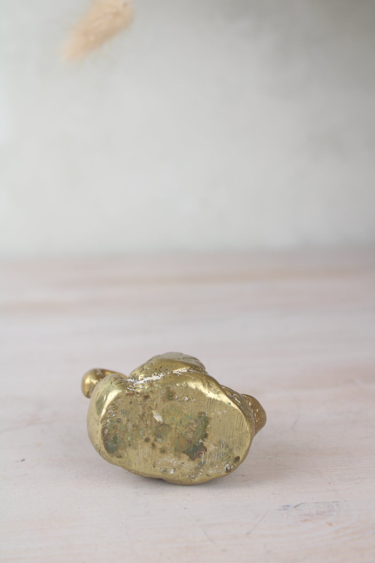 Brass Swan Pot