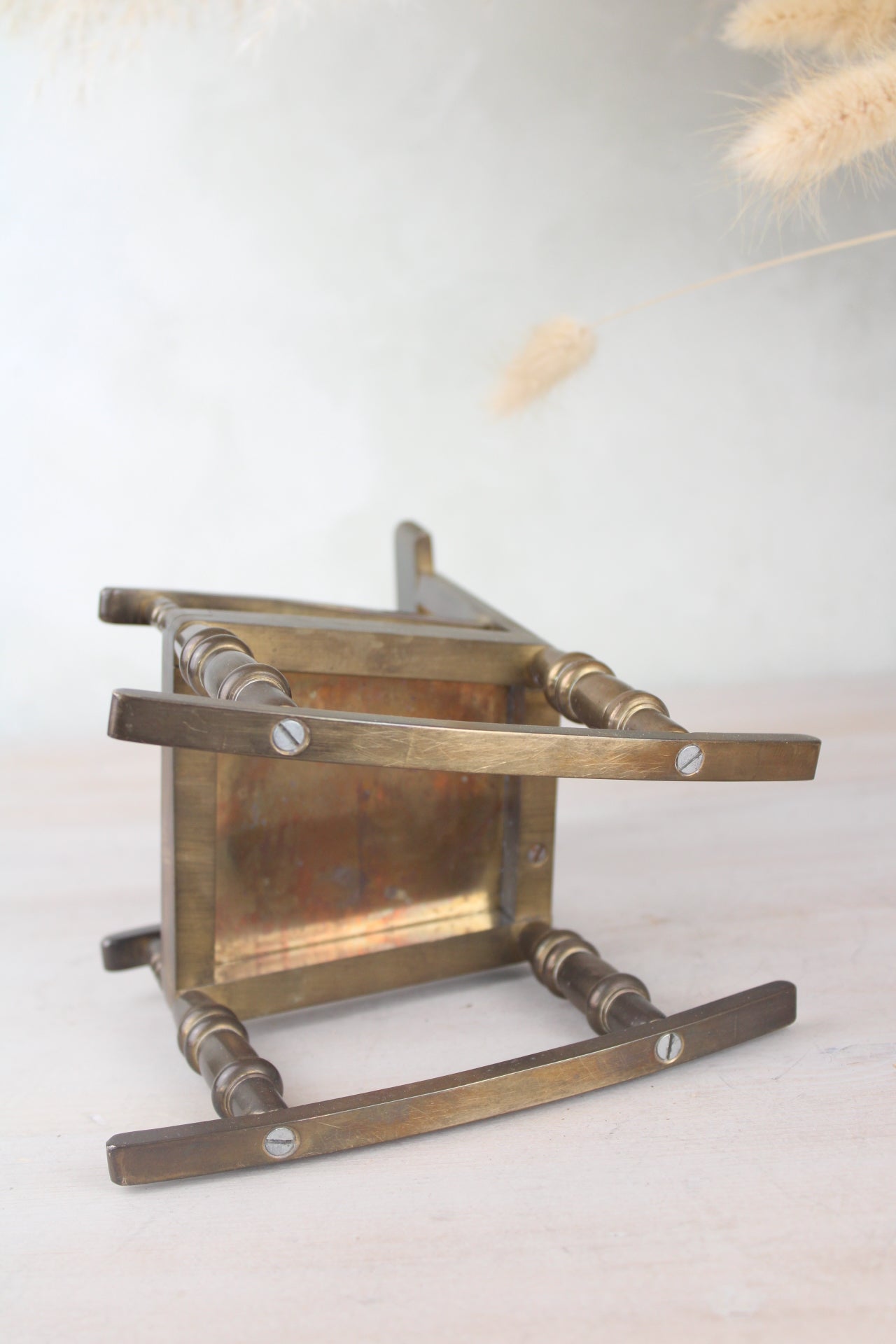 Quality Brass Rocking Chair Figurine