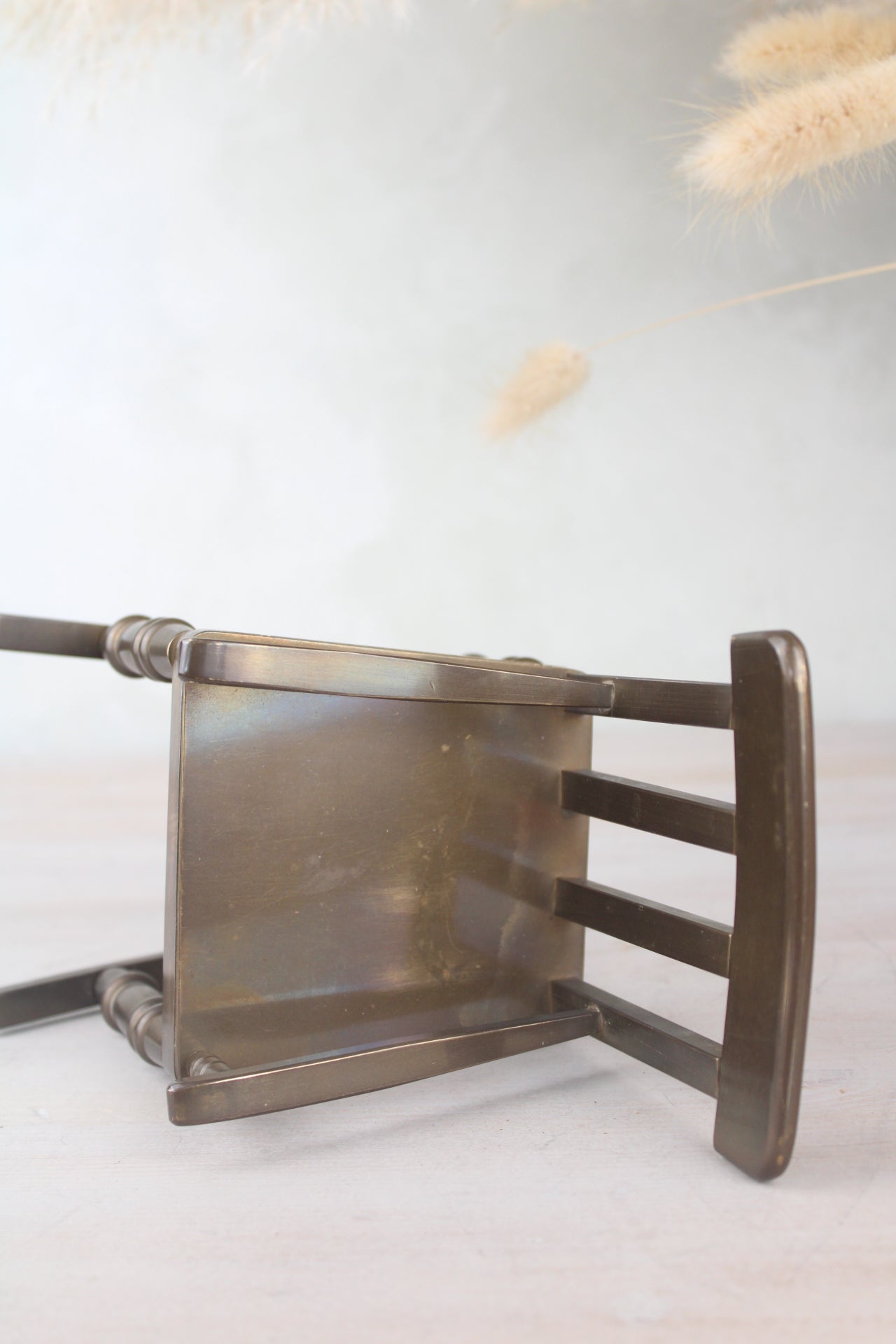 Quality Brass Rocking Chair Figurine