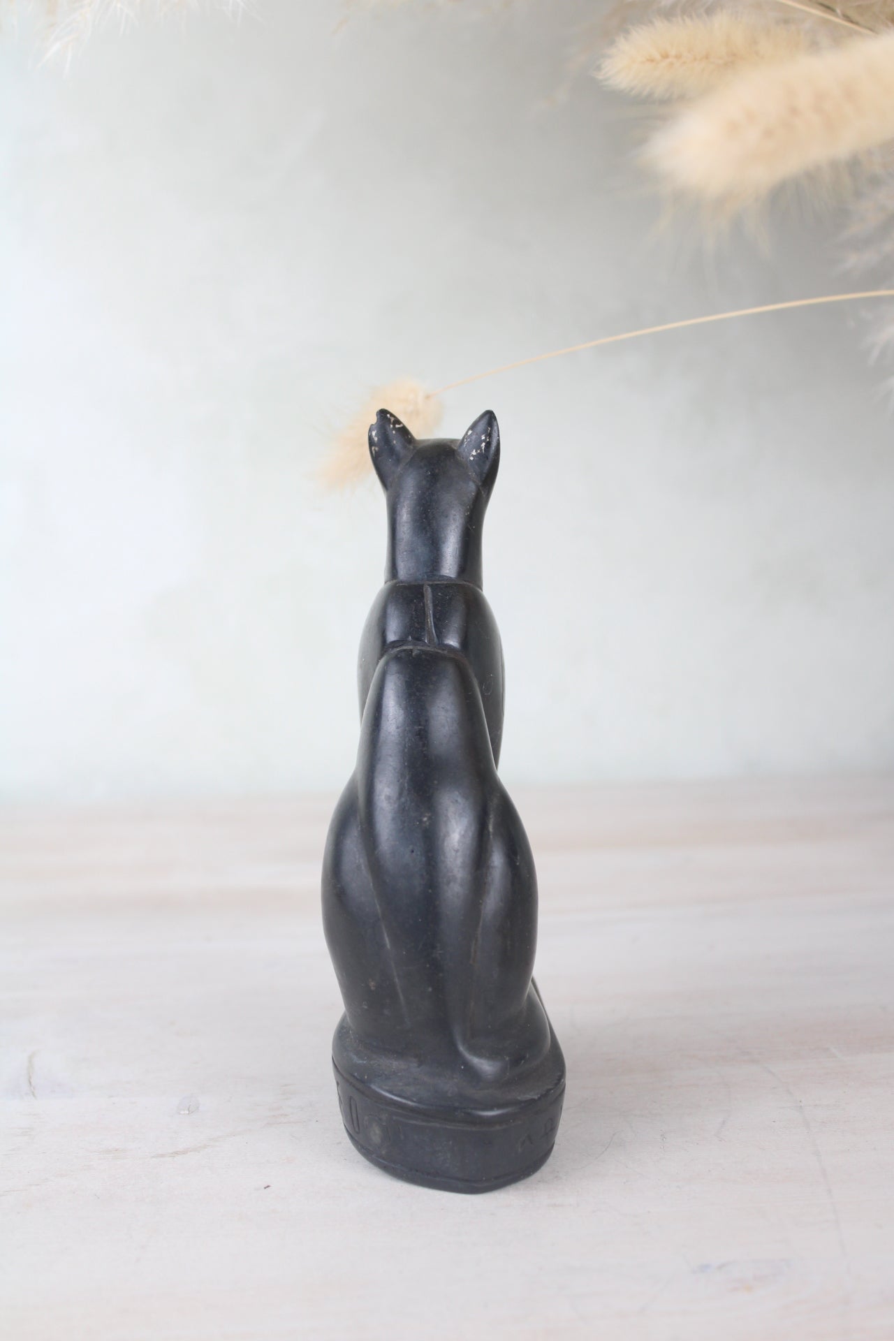 Egyptian Black Cat Figurine Statue of Bastet