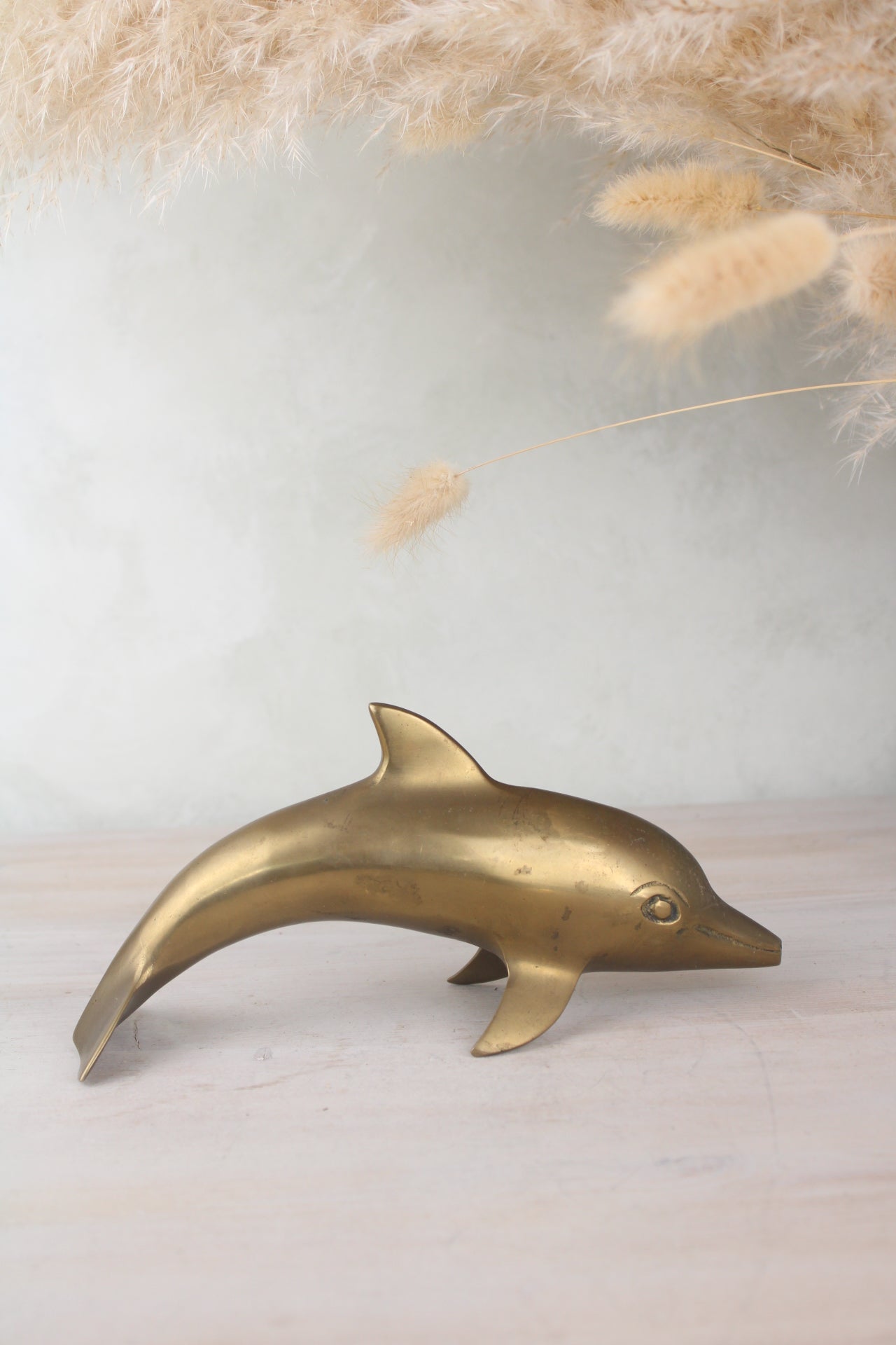 Brass Dolphin Figurine