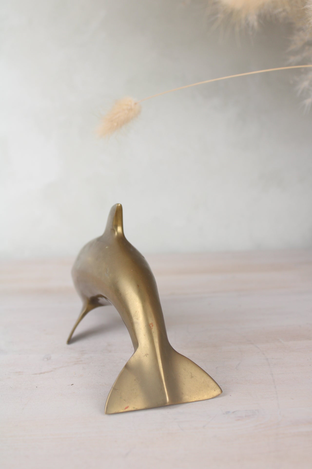 Brass Dolphin Figurine