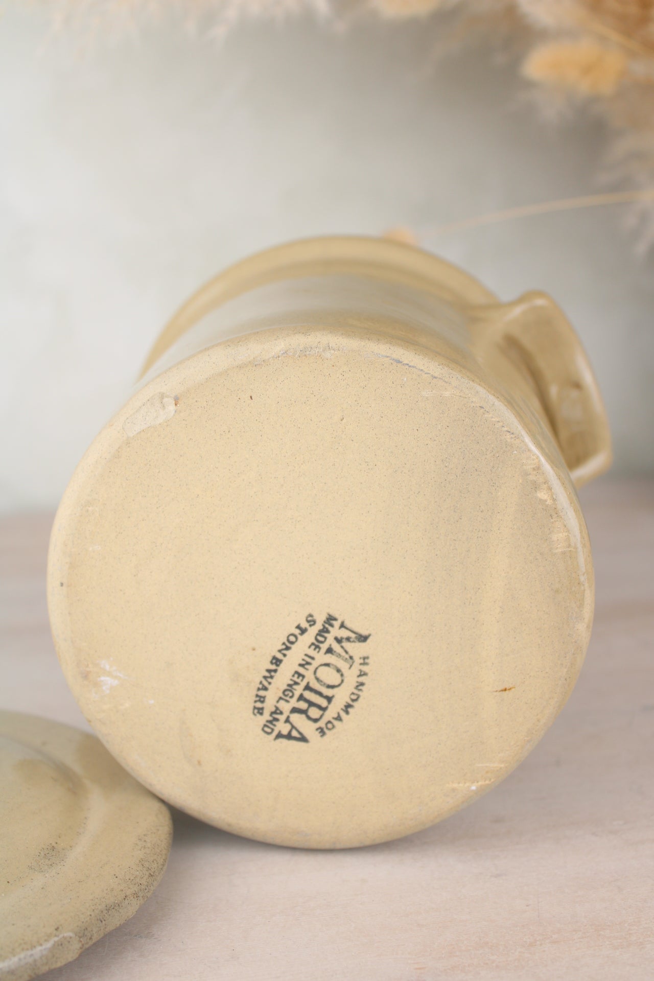 Stoneware Vintage Flour Jar