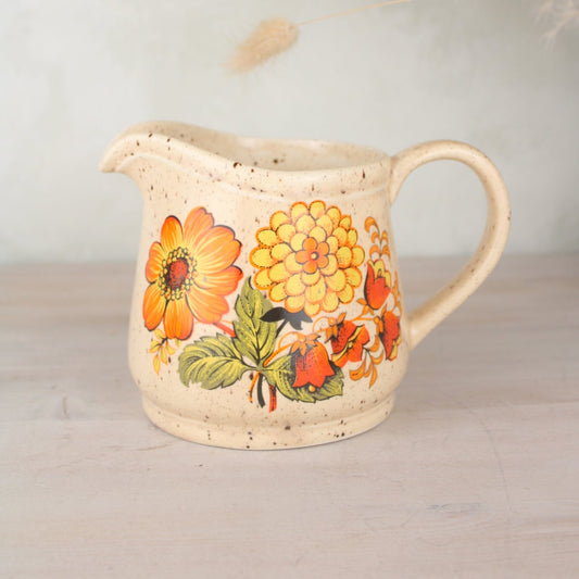 Sadlers Peach Floral Vintage Jug