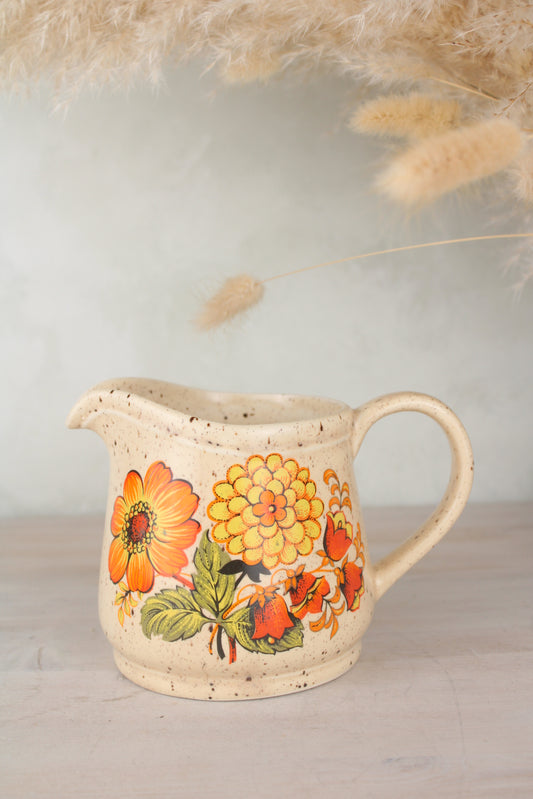 Sadlers Peach Floral Vintage Jug