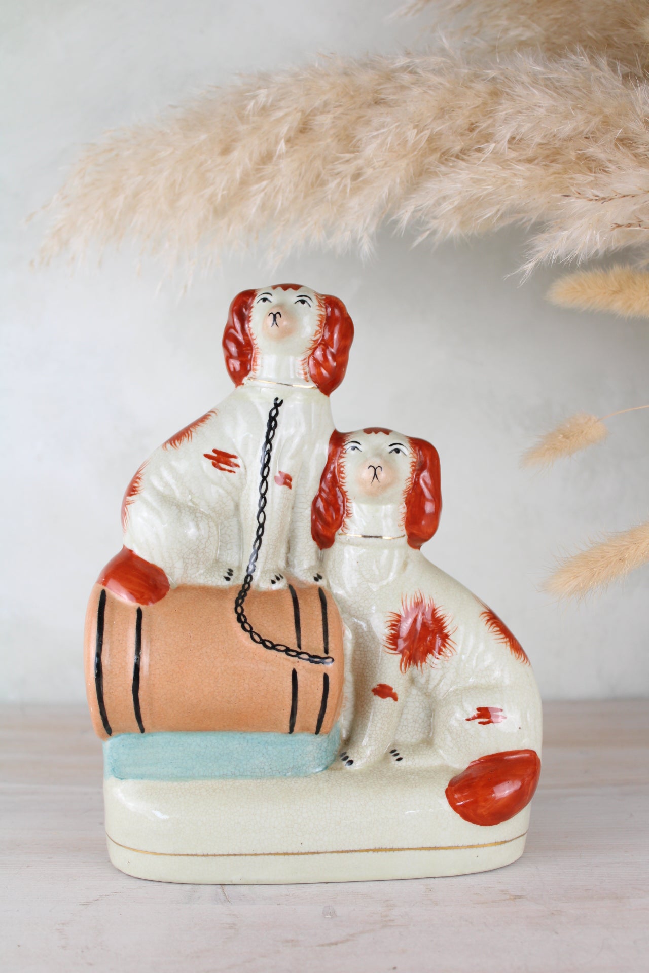 Staffordshire Red Dogs Figurine