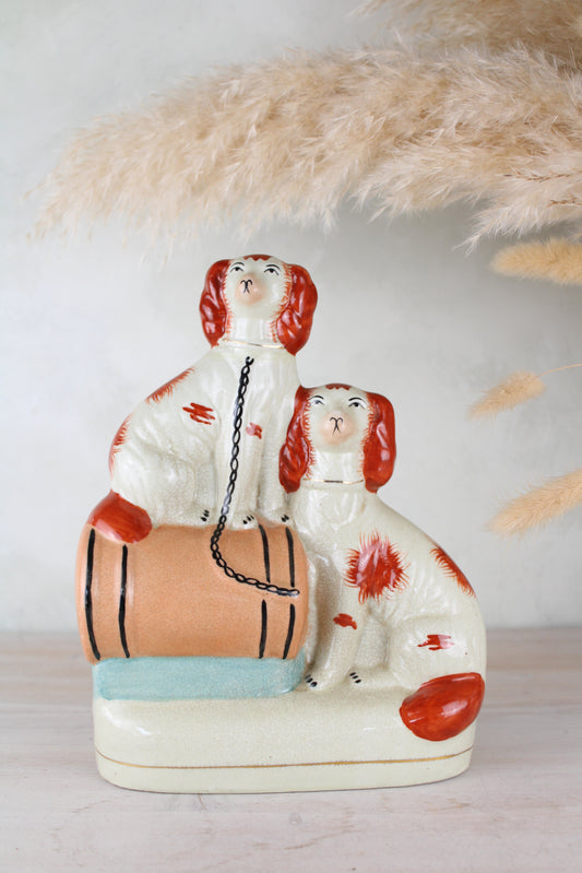 Staffordshire Red Dogs Figurine