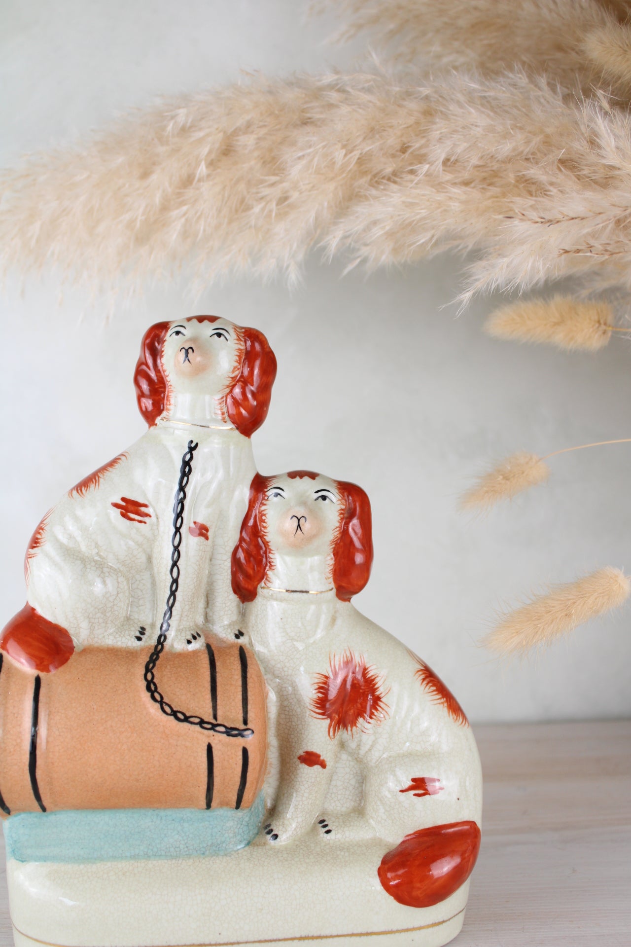 Staffordshire Red Dogs Figurine
