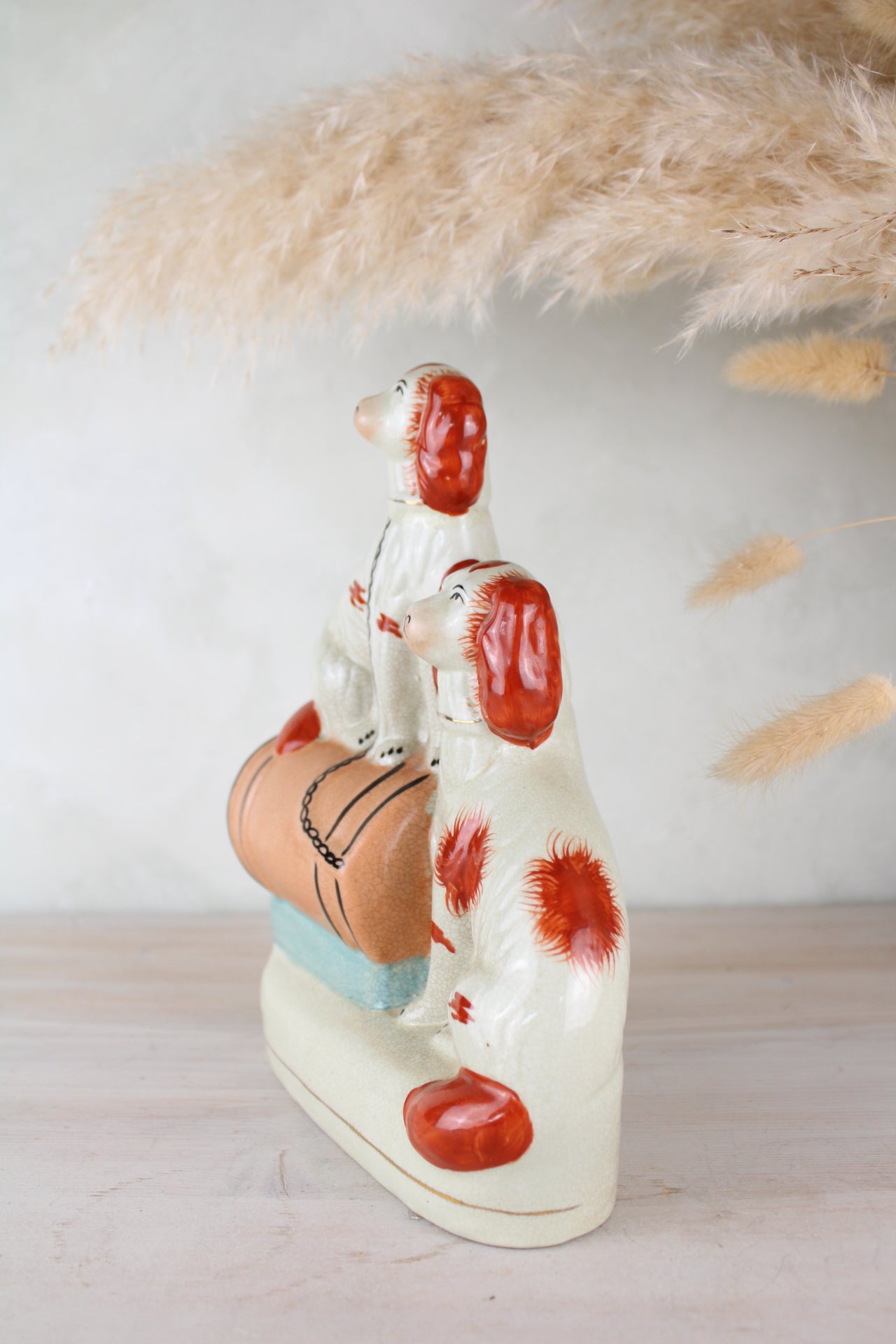 Staffordshire Red Dogs Figurine
