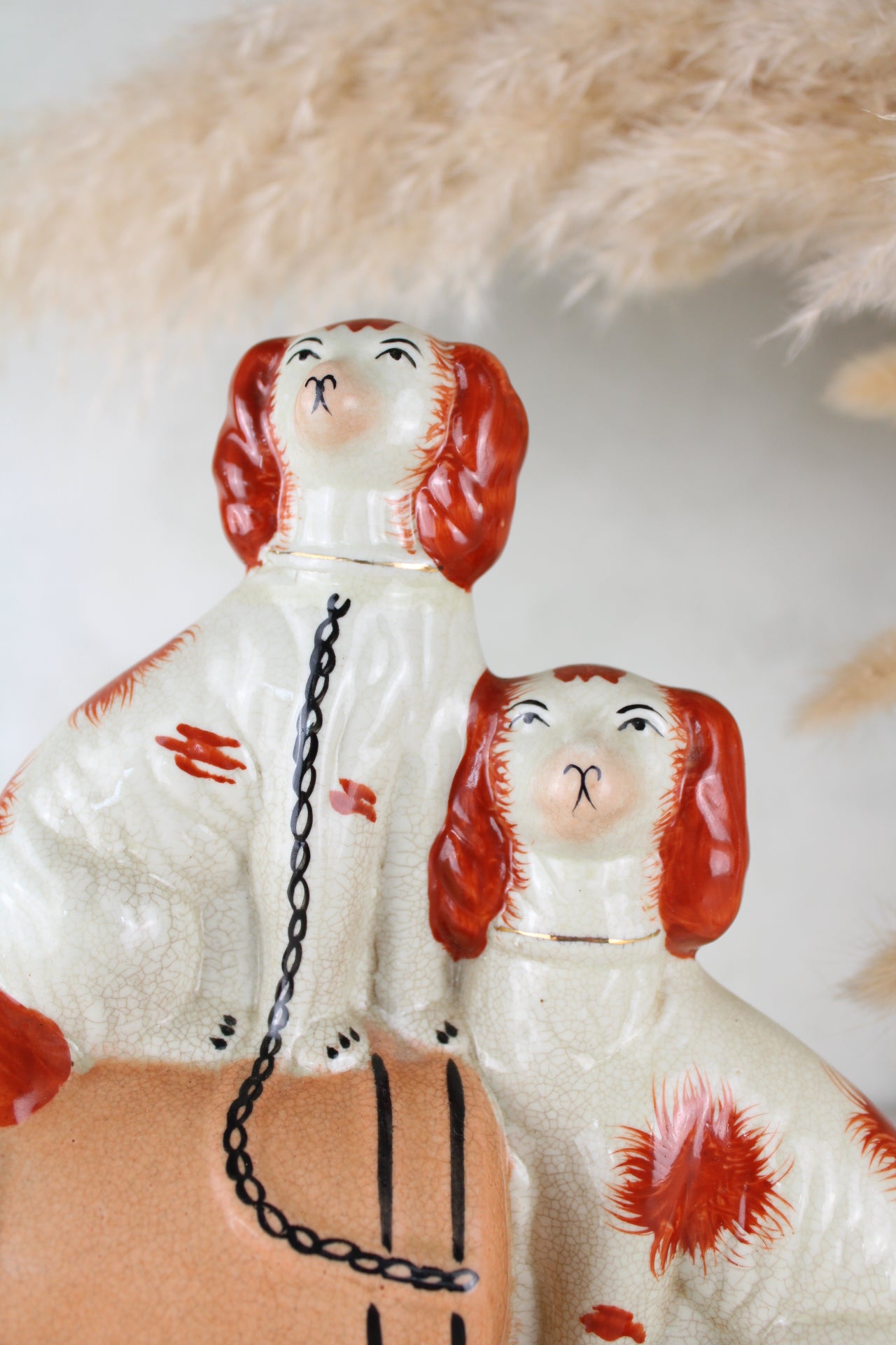 Staffordshire Red Dogs Figurine