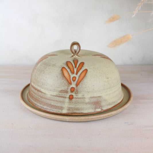 Studio Pottery Stoneware Cheese Dome