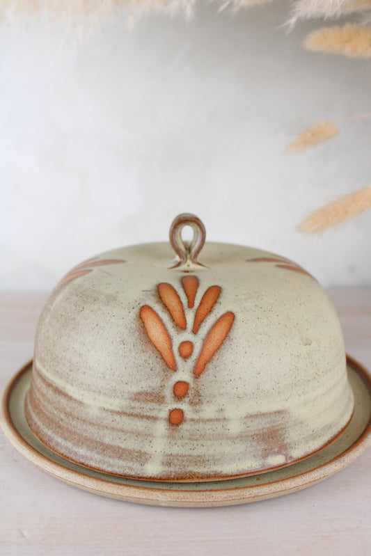 Studio Pottery Stoneware Cheese Dome