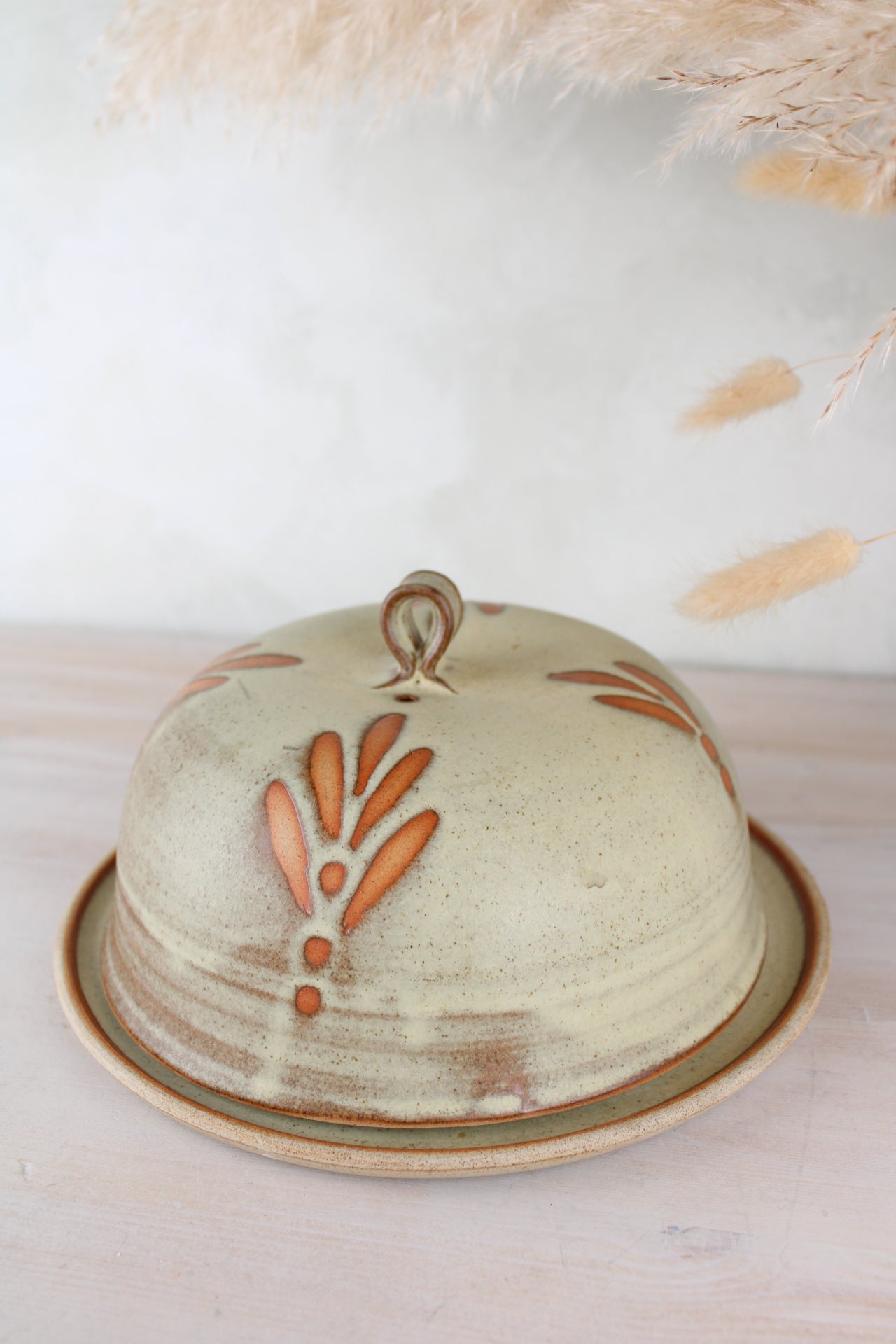 Studio Pottery Stoneware Cheese Dome