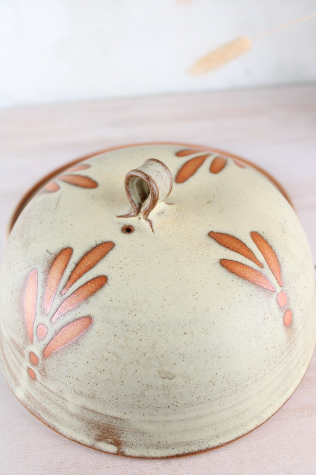 Studio Pottery Stoneware Cheese Dome