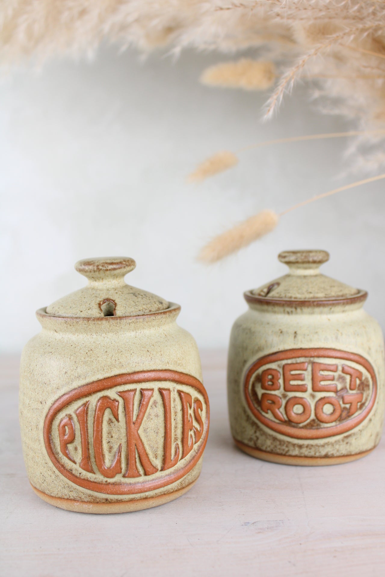 Stoneware Pickles and Beetroot Jars